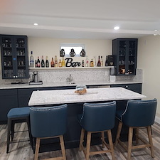 Custom Basement Renovation with a Custom Bar in Laurelton, (Queens) NY 3